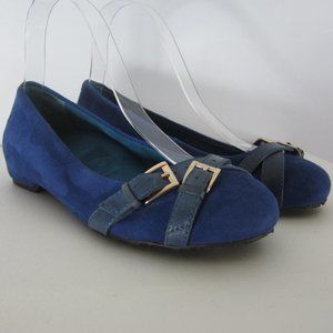 Vionic Dr Weil Orthaheel 5 M Blue Ballet Flats 36